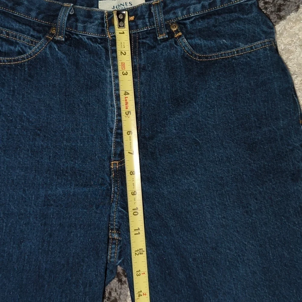 Jones Sport 10 M Jean Cut Off Shorts High-Waisted Medium Blue Jean Heavy denim - Picture 11 of 11